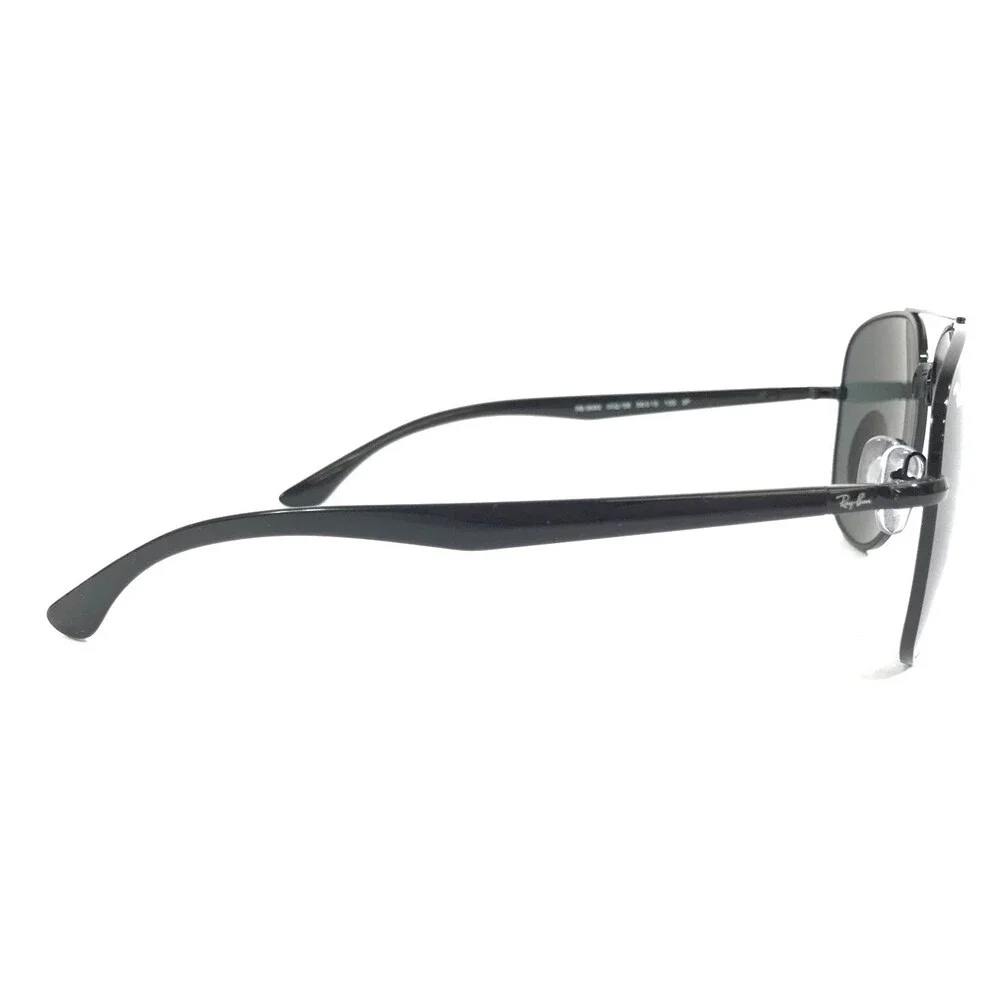 Ray-Ban Sunglasses RB3683 002/58 Black Aviator Frames with Gray Polarized 56 mm
